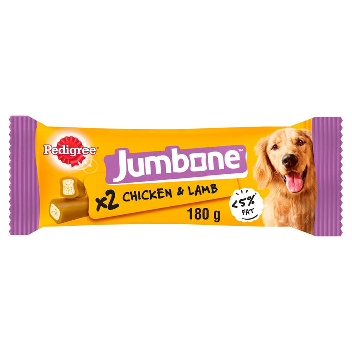 Pedigree Jumbone Adult Medium Dog Treat con pollo y cordero 2 x 90g