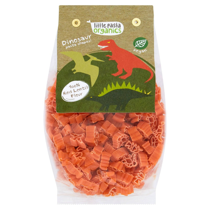 Little Pasta Organics Organic Red Lentil Dinosaur Shaped Pasta 250g