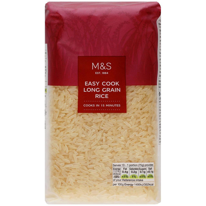 M&S Easy Cook Long Grain Rice 1kg