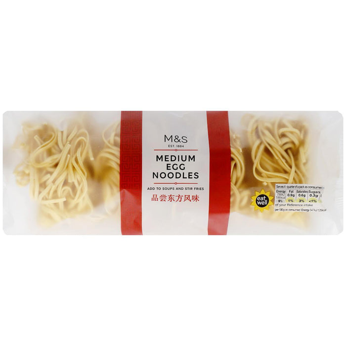 M & S mittelgroße Eiernudeln 250 g