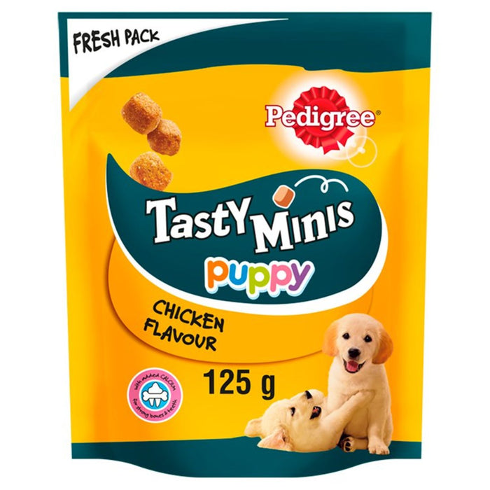 Pedigree savoureux minis chiot grest les gâteaux moelleux avec du poulet 125g