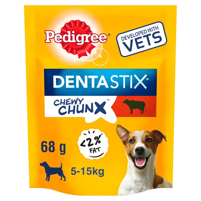 Pedigree dentastix moelleux chunx mini adulte greater le bœuf saveur 68g