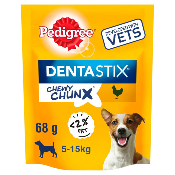 Pedigree Dentastix Chewy Chunx Mini Adult Dog Treat Pollo 68g 