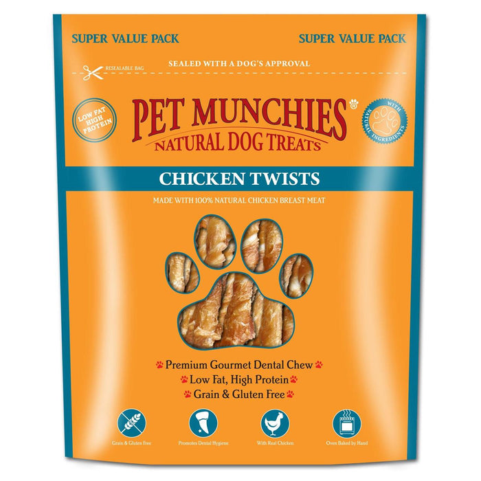 Twists de poulet Munchies Pet Munchies 290G