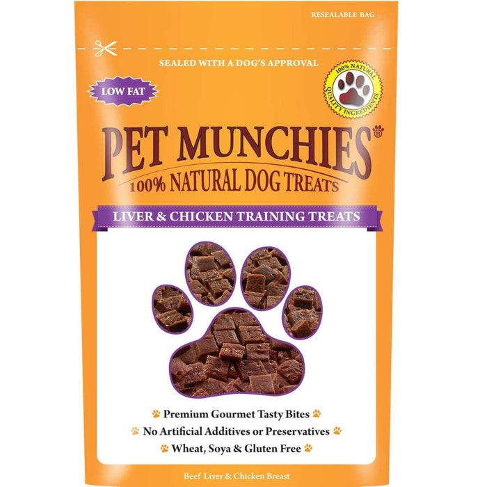 Pet Munchies Hígado y Pollo Dog Training Dog Treats 50g 