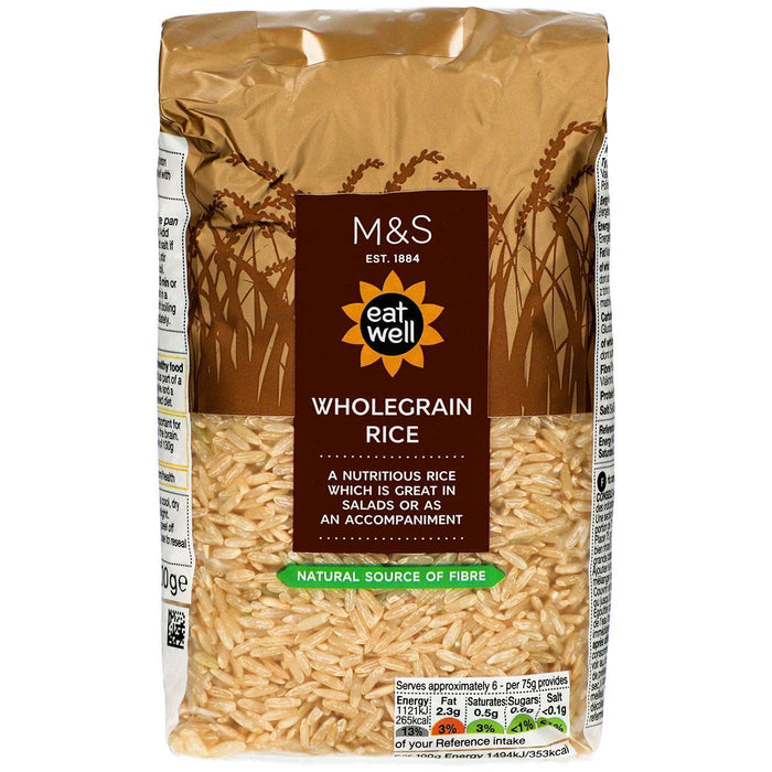 M&S WholeGrain Rice 500G