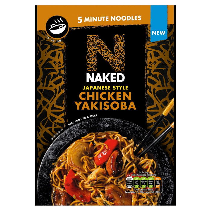 Pollo desnudo yakisoba stirfry fideos 100g