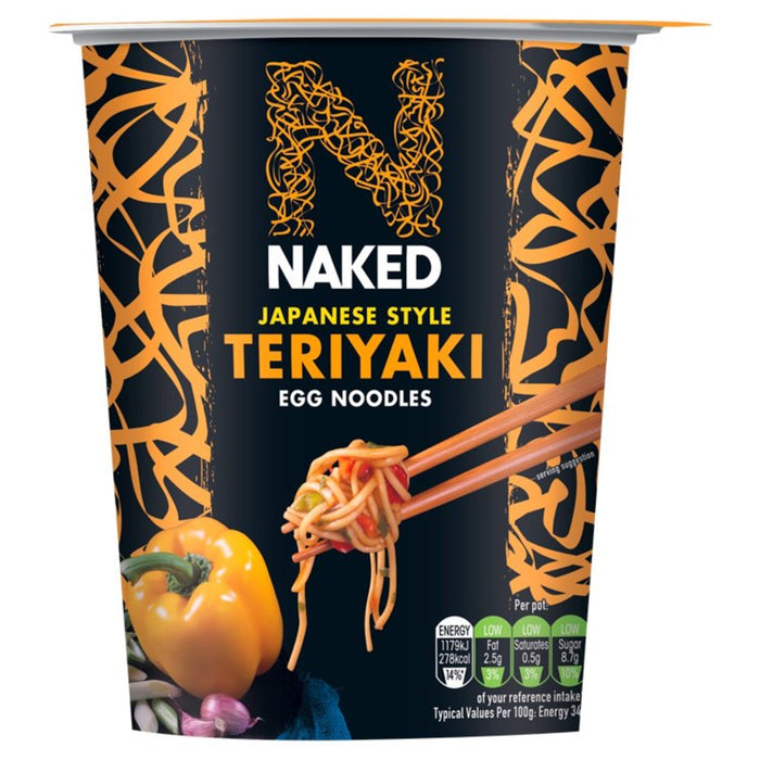 Fideos desnudos japonés teriyaki 78g