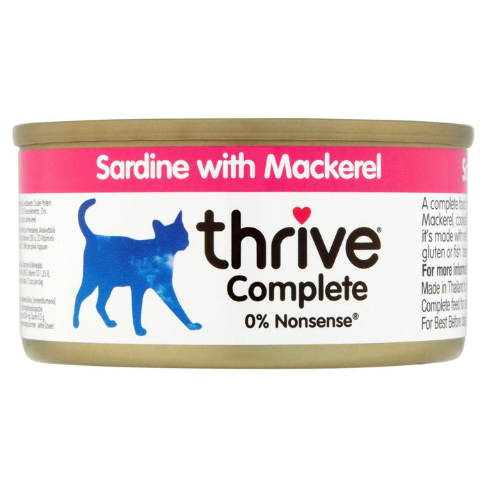 TRIVE COMPLETO SARDINE CAT CAT SARDINE CON MACKEREL 75G