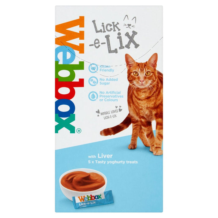 Webbox Lick-e-lix hígado 5 x 10g