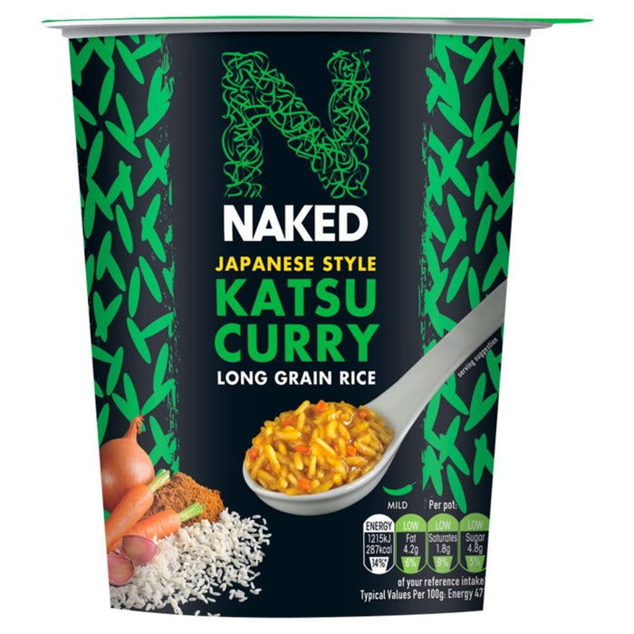 Nackter Reis japanisches Hühnchen Katsu Curry 78g