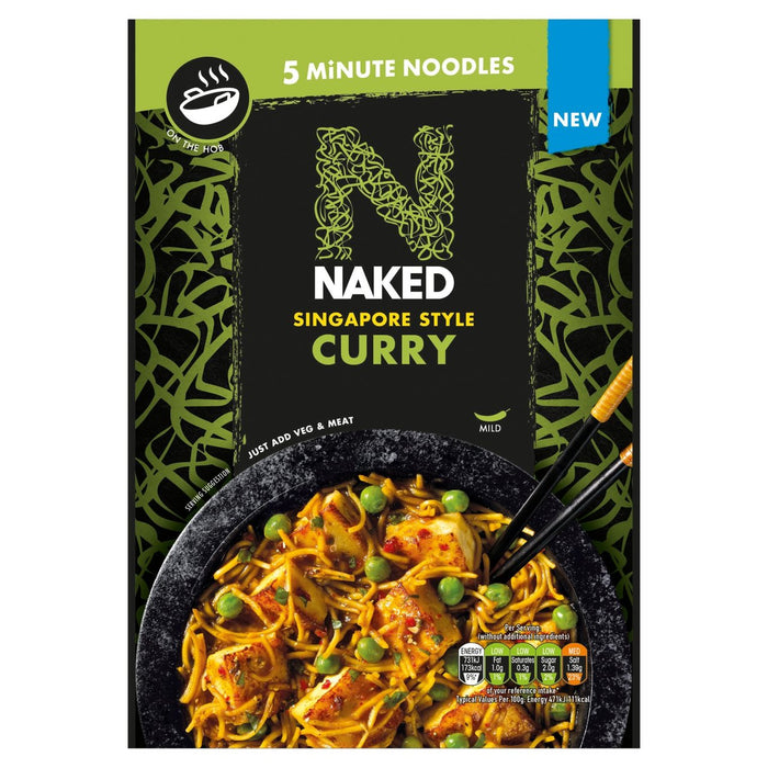 Nackte Singapur Curry Stirfry Noodle 100g