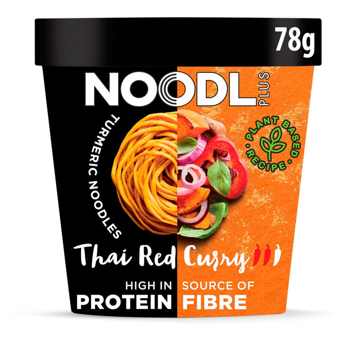 NOODL PLUS TUMIRMIC AVEC THAI RED CURRY POT 78G