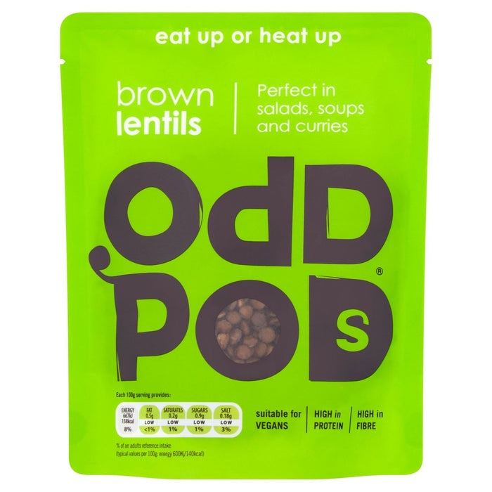 Oddpods Brown Linsen 200g