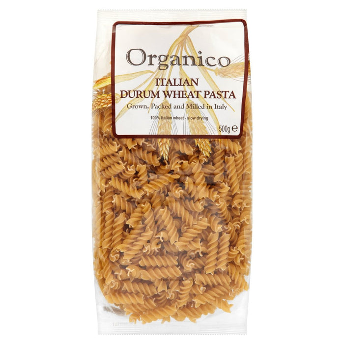 Bio -Bio -Fusilli 500G Bio -Ganzweizen -Fusilli