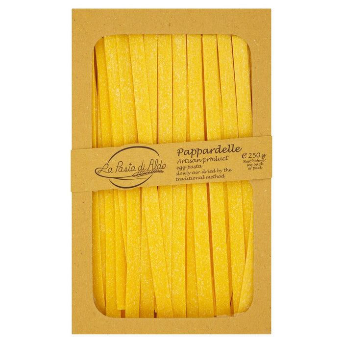 Pasta di Aldo Pappardelle alle Uovo Egg Pasta Luft getrocknet 250 g