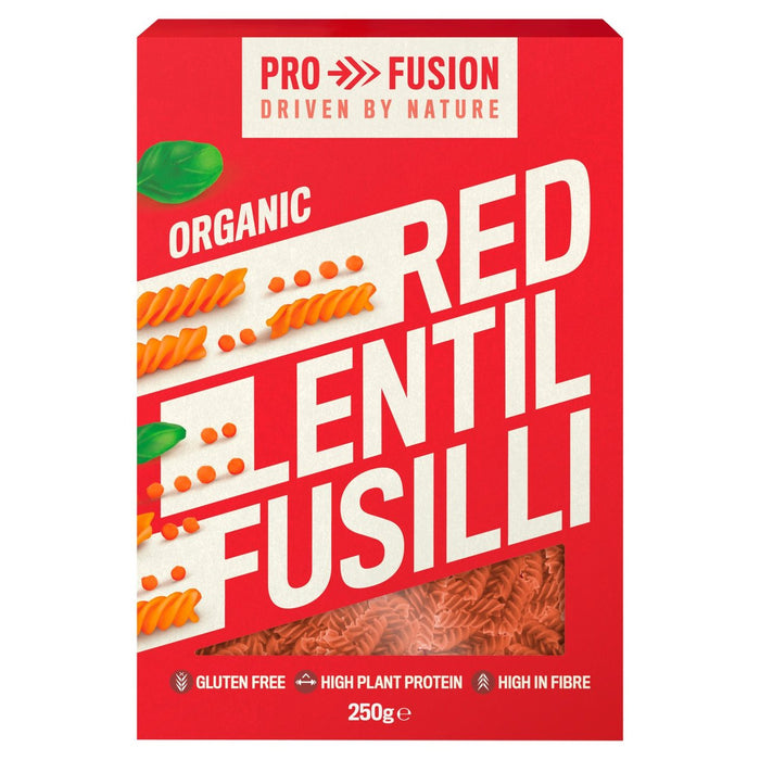 Profusión de lenteja roja orgánica fusilli 250g