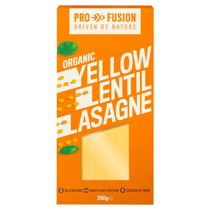 Profusion Feuilles lasagnes de lentilles jaunes organiques 250g