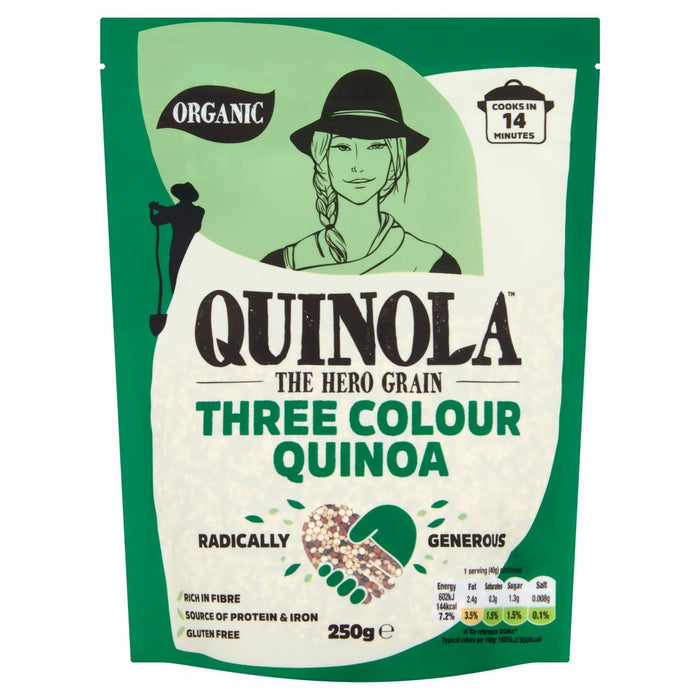 Quinola Organic Three Color Quinoa 250g