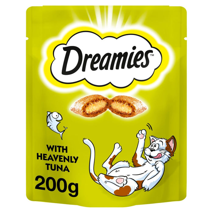 Dreamies Adult 1+ Cat golosinas con atún mega paquete 200g