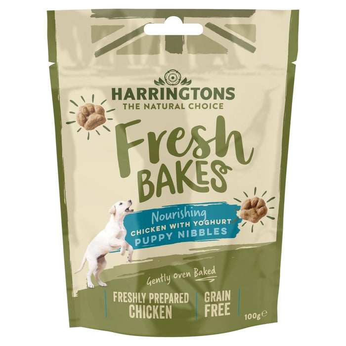 Harringtons Fresh Bakes Puppy Nibbles Pollo Y Yogurt 100g 