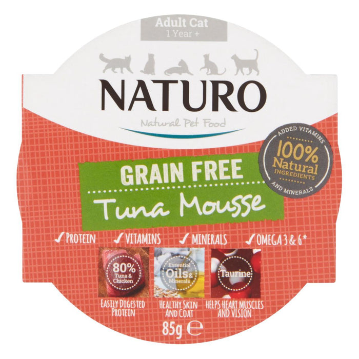 Naturo Tuna Mousse mouillée pour chats 85g