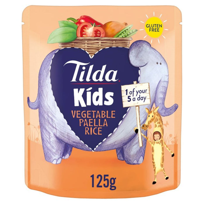 Tilda Kids Vegetales Paella arroz 125G