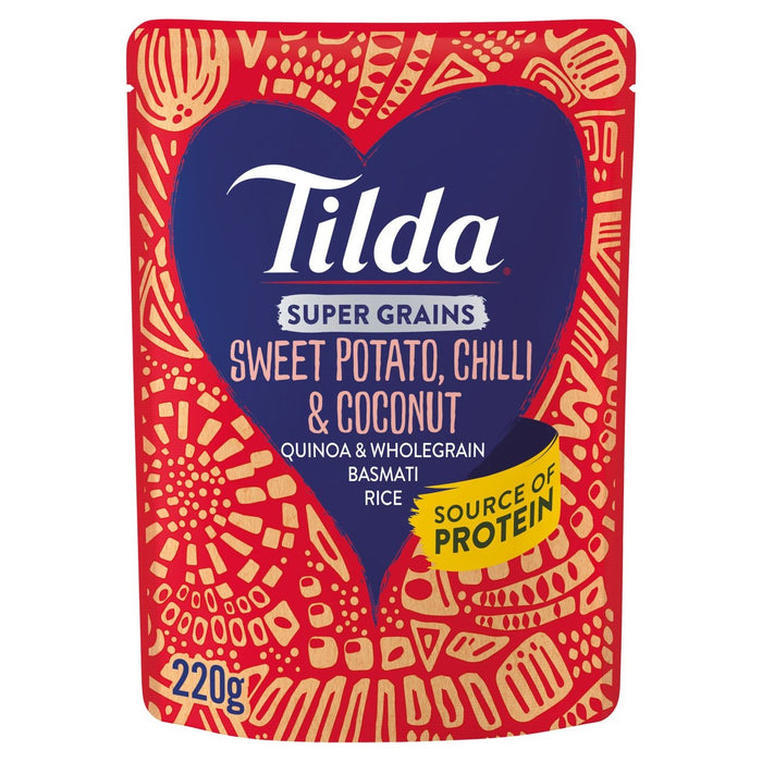 Tilda Super Grains Süßkartoffelchili & Kokosnussreis 220g