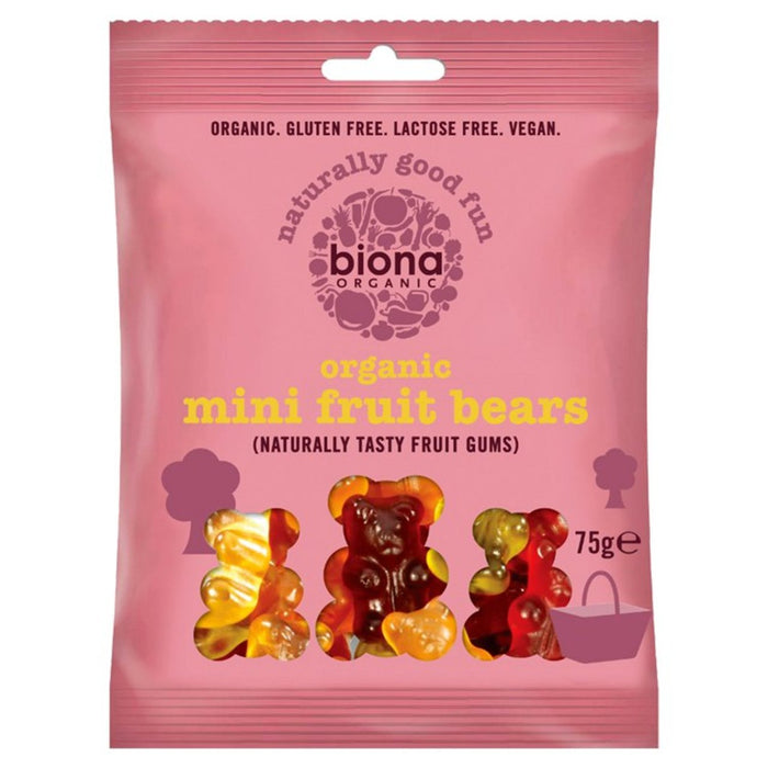 BIONA MINI Bears de frutas orgánicas 75G