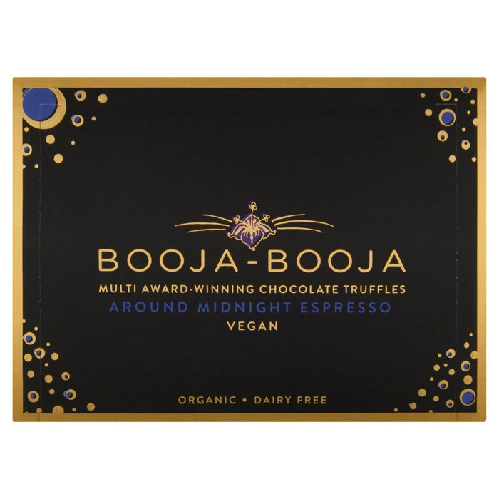 Booja Booja Sin Lácteos Alrededor de la Medianoche Espresso Trufas de Chocolate 92g 