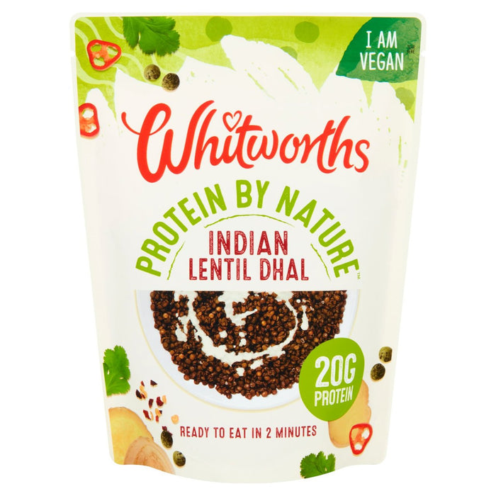 Proteína Whitworths por naturaleza Lenteja india Dhal 250G