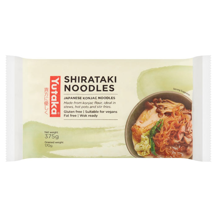 Yutaka japonés blanco shirataki fideos 375g