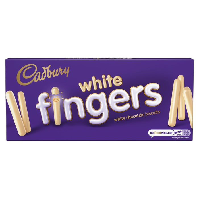 Cadbury Finger weiße Schokoladenkekse 114g