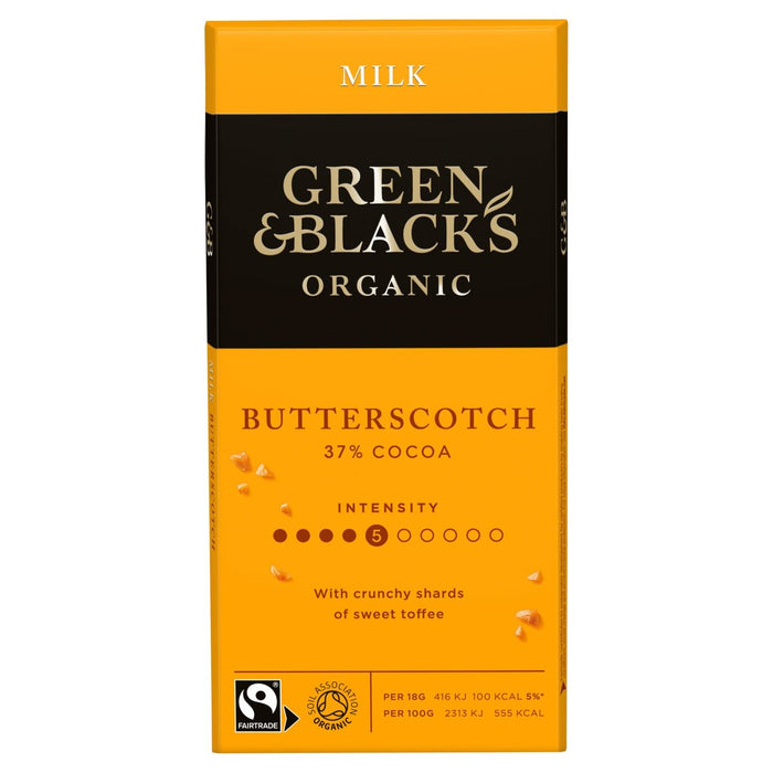 Leche Butterscotch de Green &amp; Black's 90g 