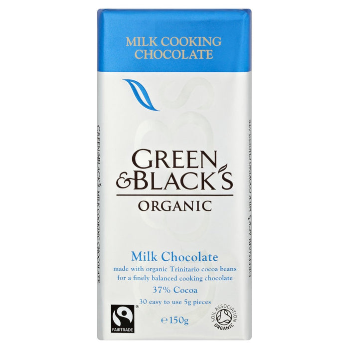 Green & Black's Cook's Organic Milk Chocolate 150G