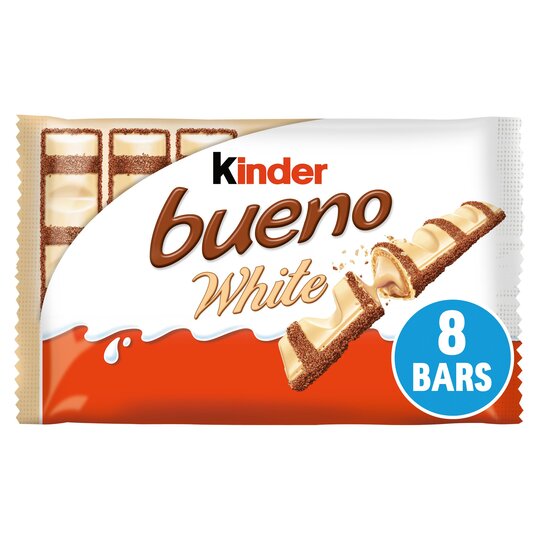 Kinder Bueno Twin Bars White Chocolate 4 x 39g