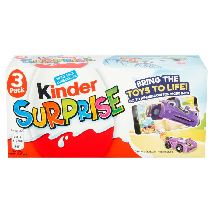 Kinder überraschende Eier 3 pro Pack