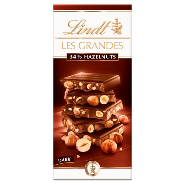 Lindt Les Grandes Haselnüsse dunkle Schokoladenbar 150g