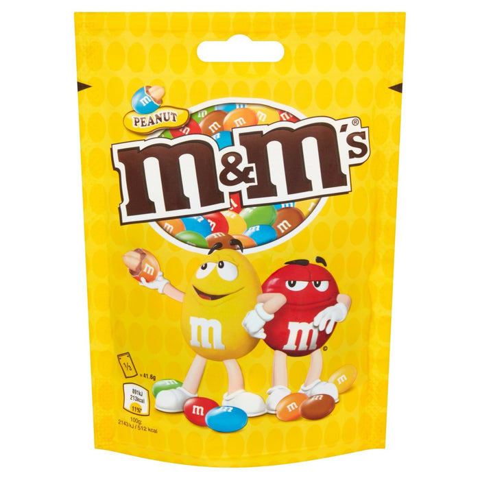 Bolsa de bolsas de chocolate de maní de M&M 125G