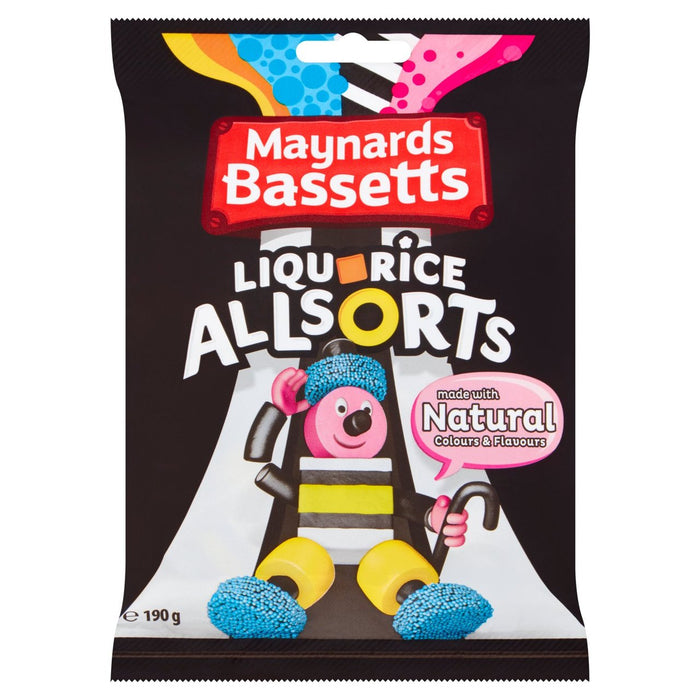 Maynards Bassetts Liquorice Allsorts 190g