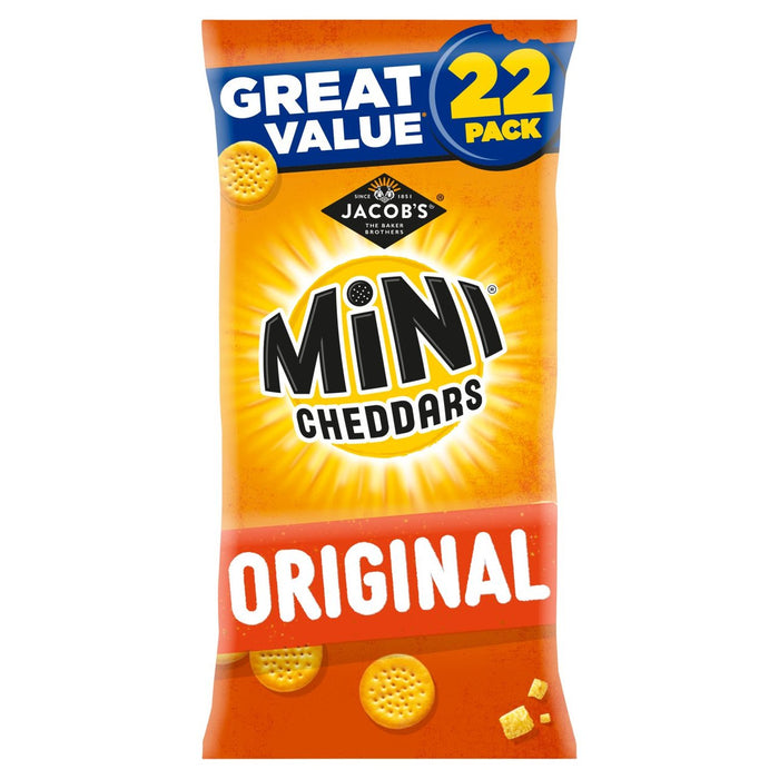 Jacob's Mini Cheddars Original 23 x 25g par pack