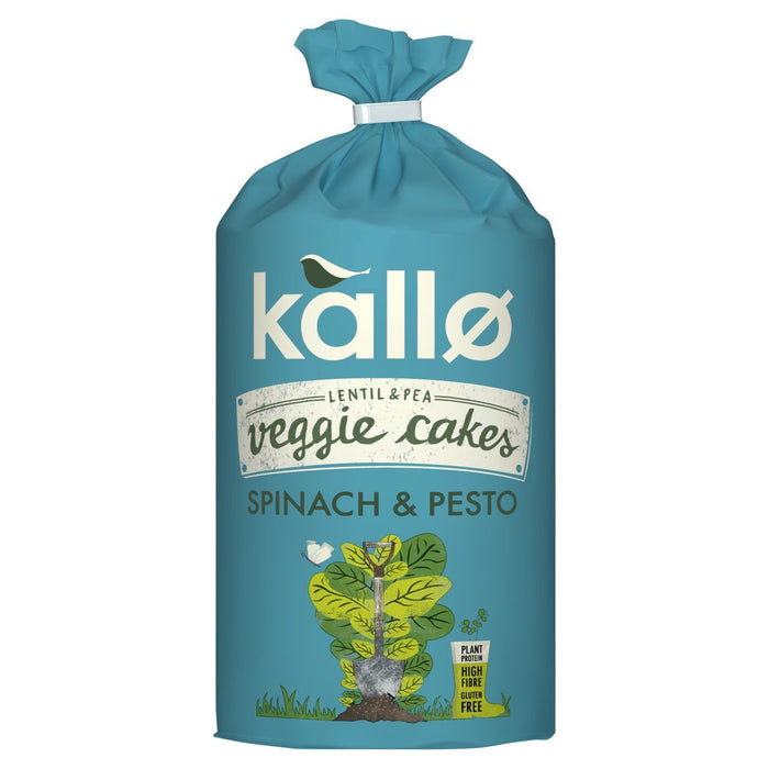 Kallo Spinach & Pesto Veggie Cakes 122g