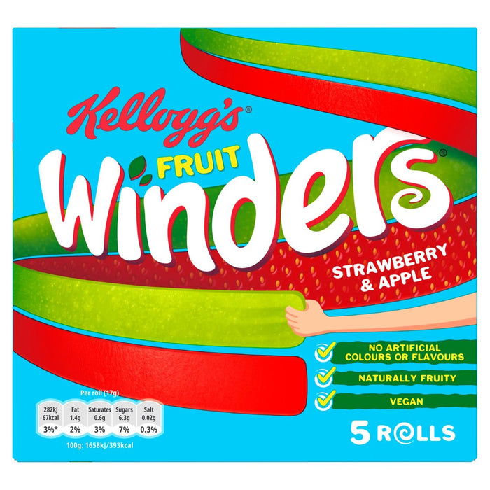 Kellogg's Winders Strawberry & Apple 5 x 17g