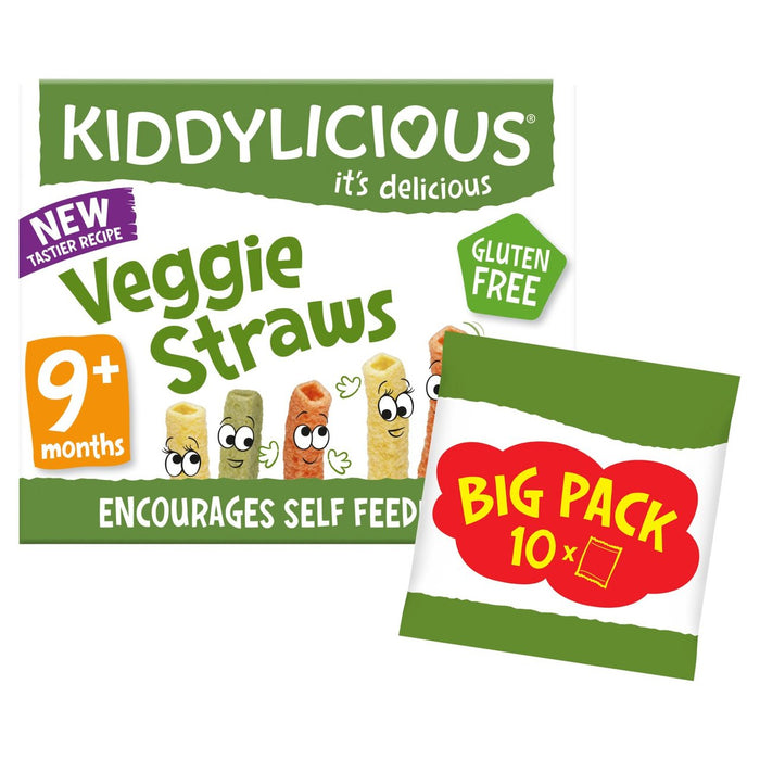 Paies végétariennes kiddylicious 9 mTs + Big Pack 10 x 12g