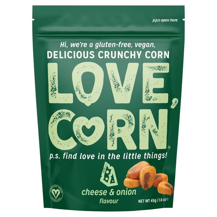 Love Corn Cheese & Onion Crunchy Corn 45G