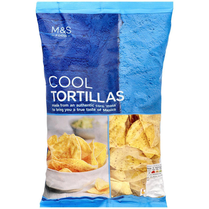 CHIPS TORTILLES M&S 200G