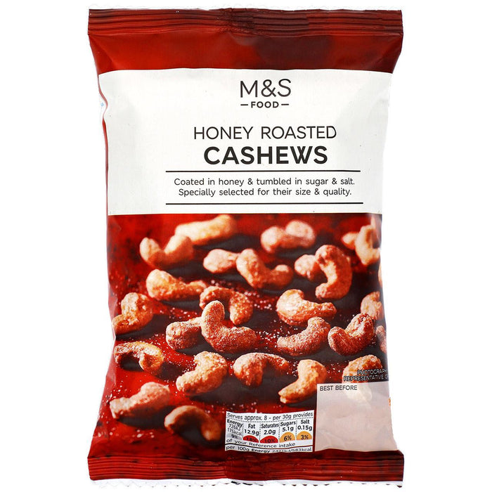 M&S Honey Roasted Cashews 250g