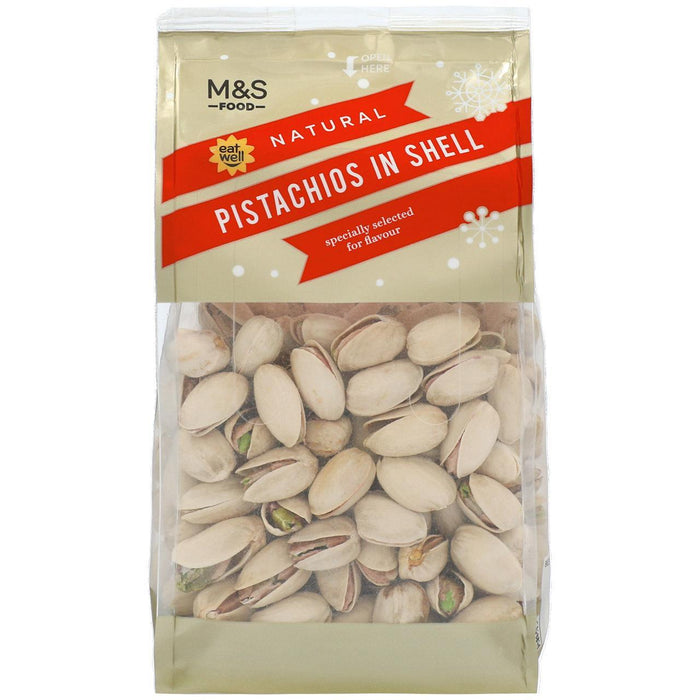 Pistaches naturelles M&S dans Shell 350G