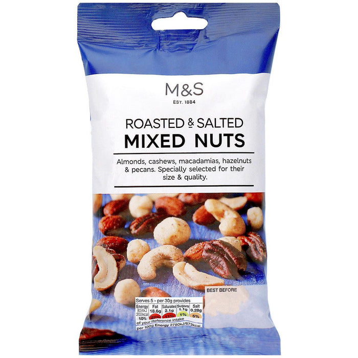 Numes mélangées rôties et salées M&S 175G