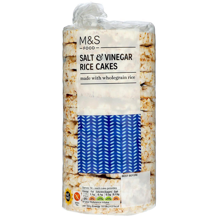 M&S Salt y Vinagre Tortas de arroz 133G